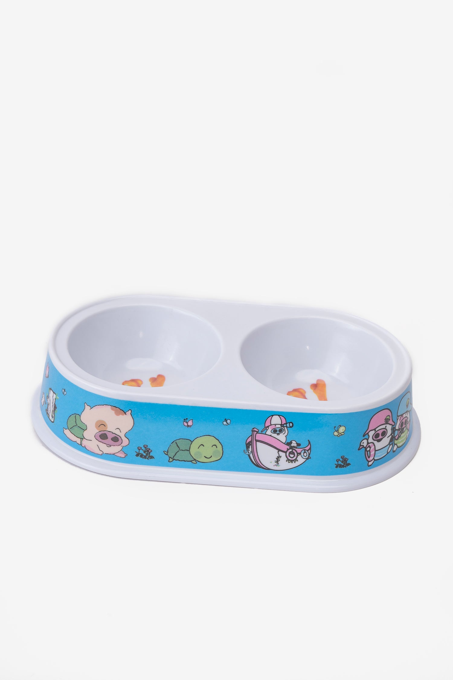 Plato Doble Plástico Celeste Chinitown Chinitown